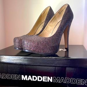 Purple glitter Madden Girl 8.5 heels